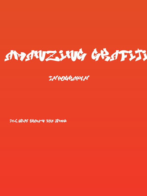 Amanzing Grafiti Poster
