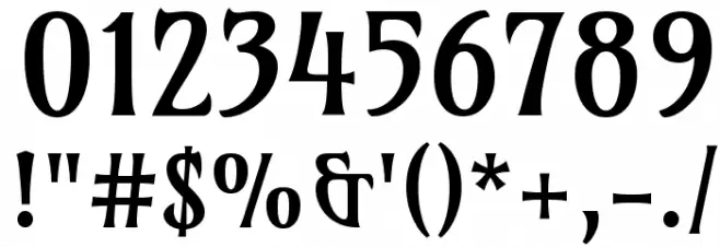 Amarante Regular Font OTHER CHARS