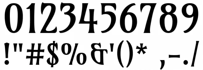 Amarante Regular Font OTHER CHARS