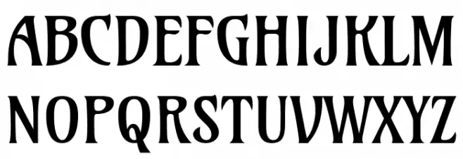 Amarante Regular Font UPPERCASE