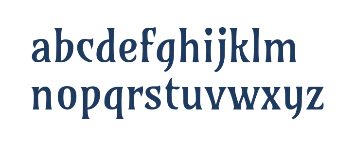 Amarante Regular Lowercase