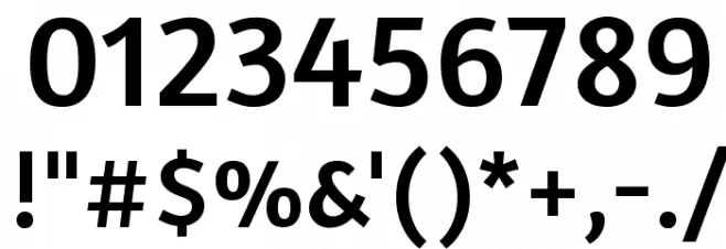 Amaranth Regular Font OTHER CHARS