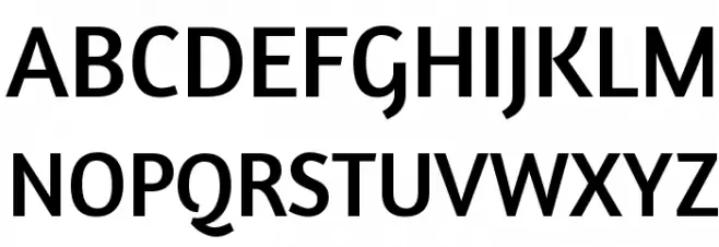 Amaranth Regular Schriftart Groß