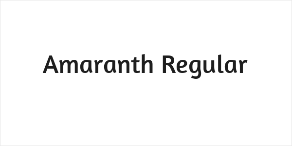 Amaranth Regular Logo