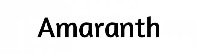 Amaranth  Descarca Fonturi Gratis