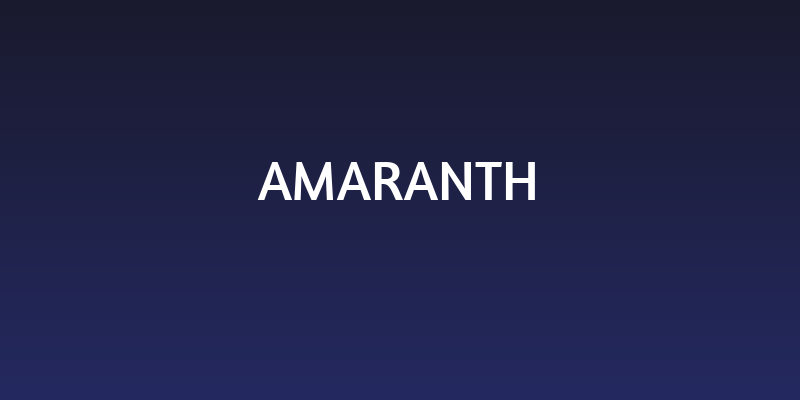 Amaranth Social Header