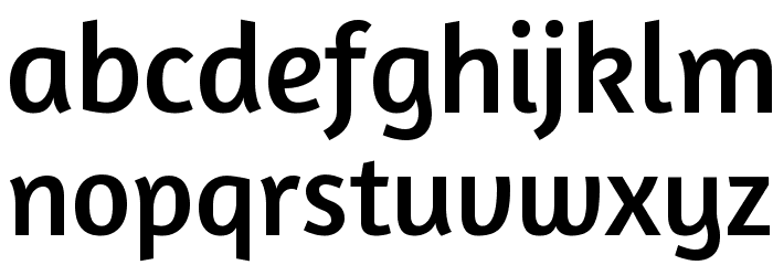 Amaranth Font LOWERCASE