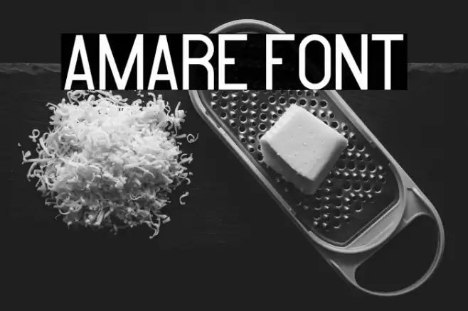 Amare Font examples