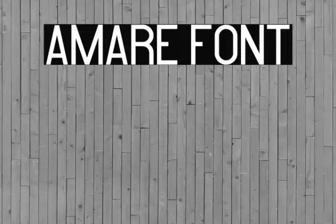 Amare Font examples