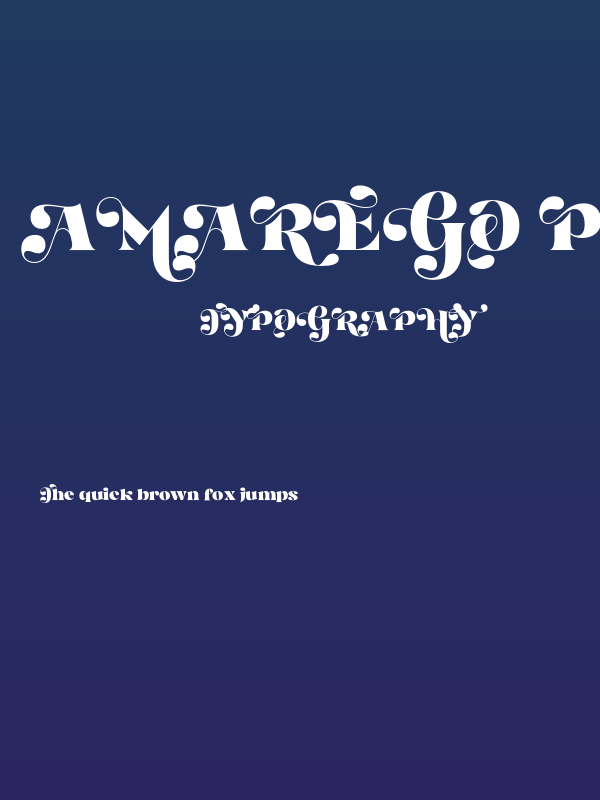 Amarego PERSONAL USE Regular Poster