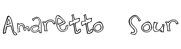 Amaretto Sour Font