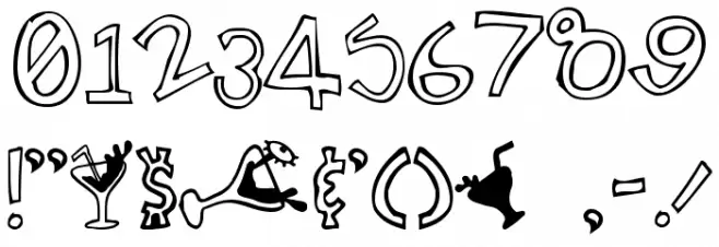 Amaretto  Sour Font OTHER CHARS