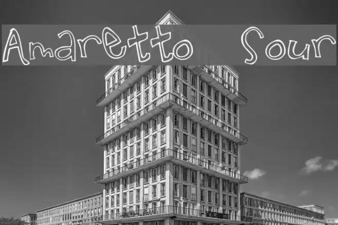 Amaretto Sour Font examples