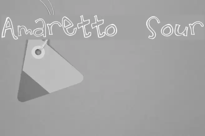 Amaretto Sour Font examples