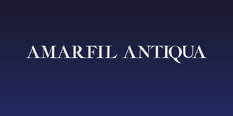 Amarfil Antiqua Social Header