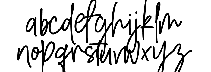 Amarilis Script Font Font LOWERCASE