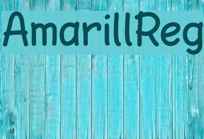 AmarillReg Font examples