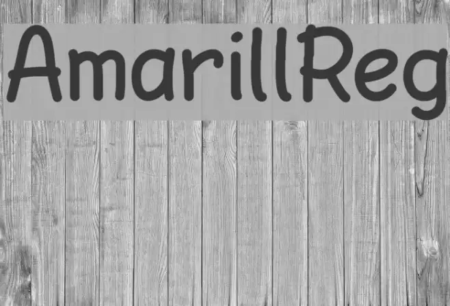 AmarillReg Font examples