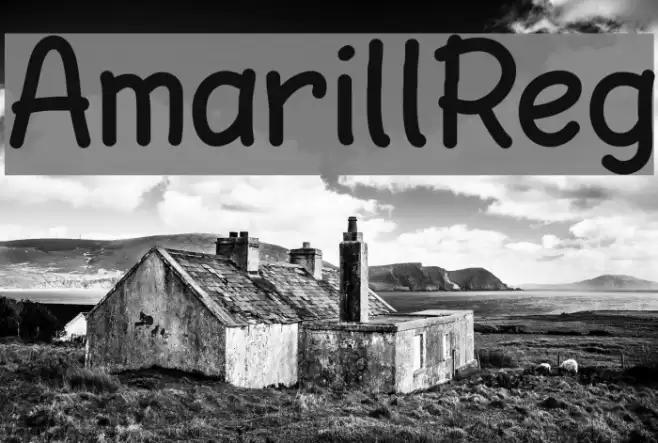 AmarillReg Font examples