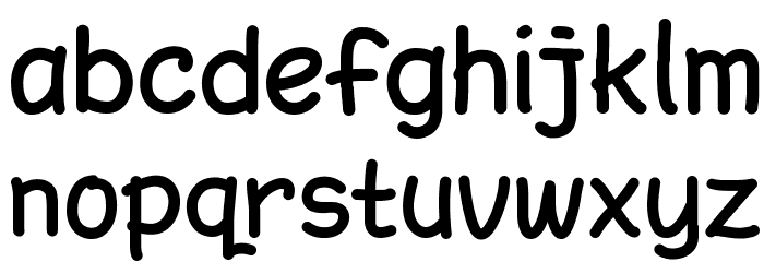 AmarillReg Font LOWERCASE
