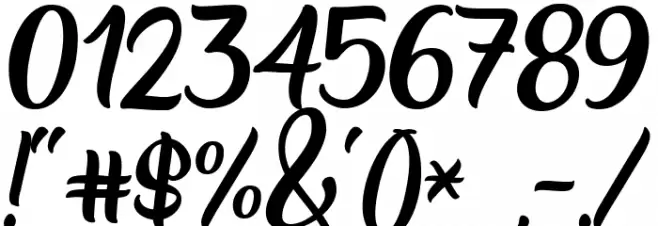 Amarillo Font OTHER CHARS