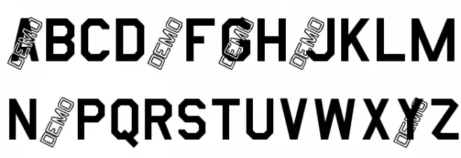 AmarilloUSAFProDemo Medium フォント 大文字