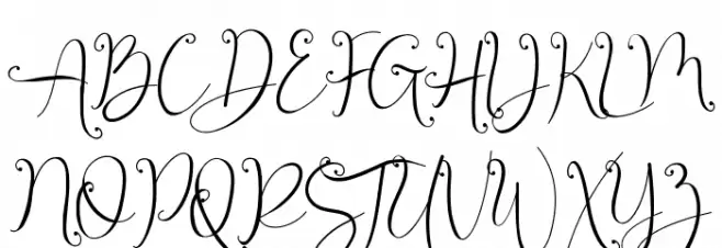 Amarithe Schriftart Groß