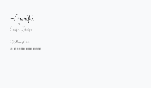 Amarithe Business Card