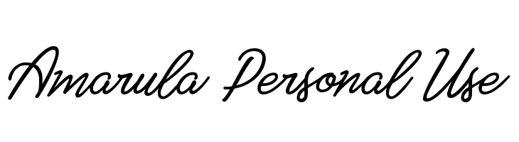 Amarula Personal Use  Скачать бесплатные шрифты