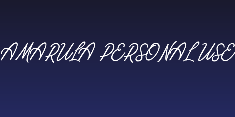 Amarula Personal Use Social Header