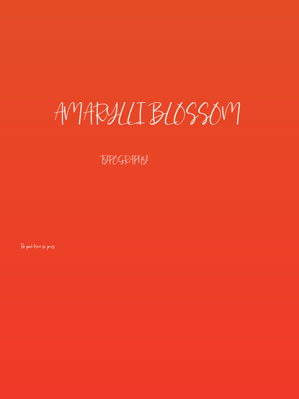 Amarylli Blossom Poster