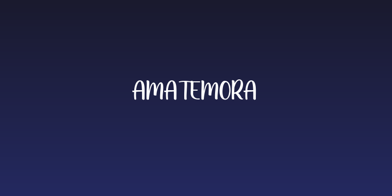 Amatemora Social Header