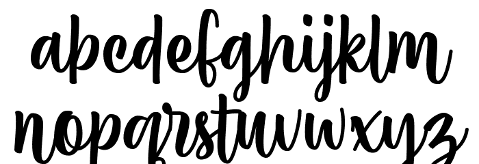 Amatemora Font LOWERCASE