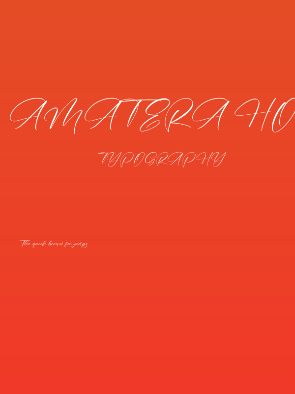 Amatera Hours Poster