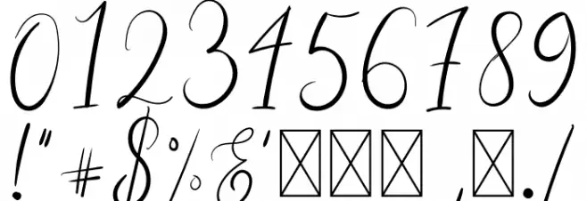 Amaterasu Font OTHER CHARS