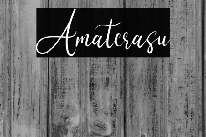 Amaterasu Font examples