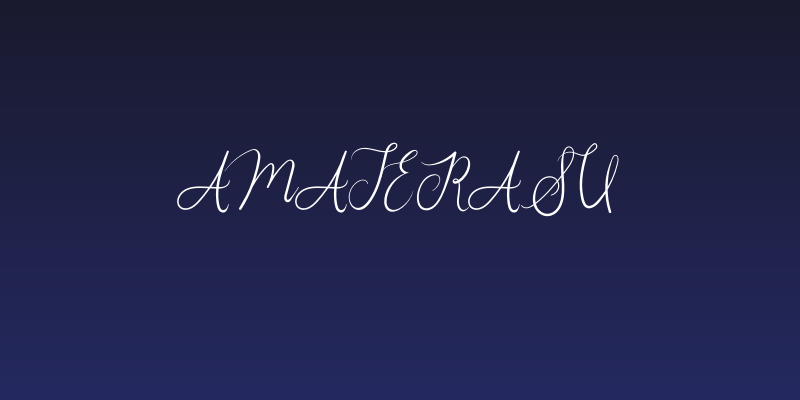 Amaterasu Social Header