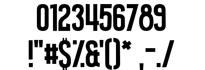 Amateur Camcorder Font OTHER CHARS