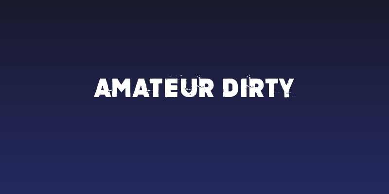 Amateur Dirty Social Header