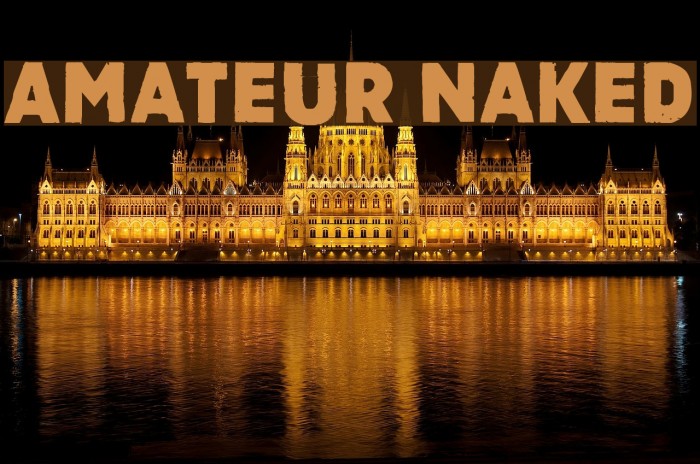 Amateur Naked Font examples