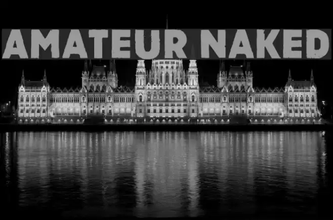 Amateur Naked Font examples