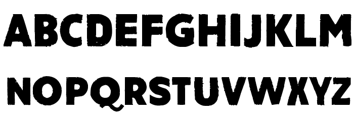 Amateur Naked Font LOWERCASE