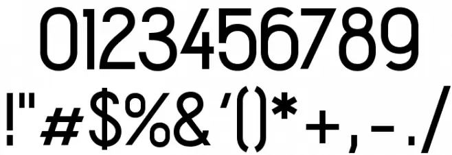 Amateur Font OTHER CHARS