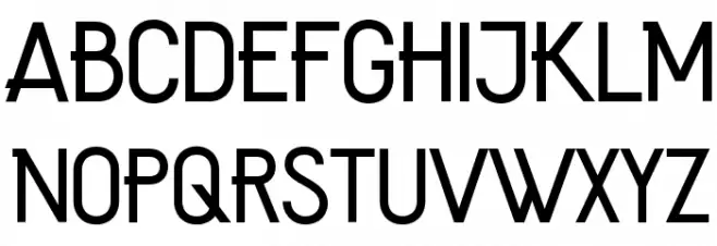 Amateur Font UPPERCASE