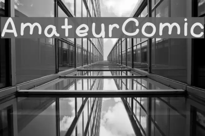 AmateurComic Polices examples