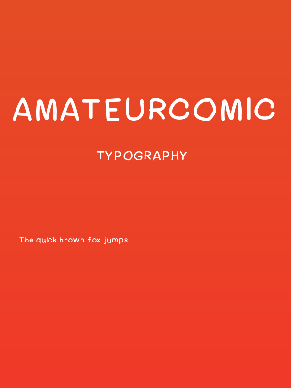 AmateurComic Poster