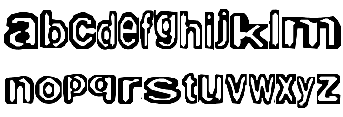 AmateurLobotomy Font LOWERCASE