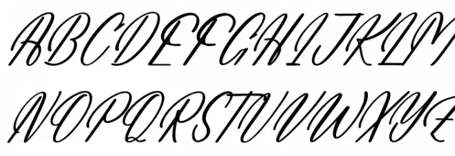 Amathery Bieckmon DEMO VERSION Italic फ़ॉन्ट अपरकेस