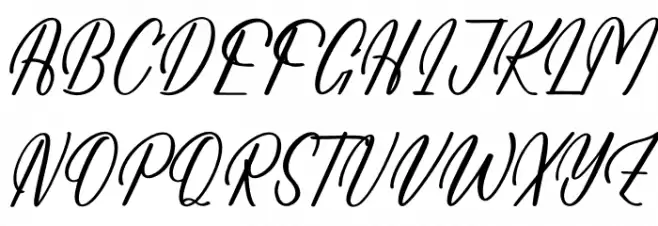 Amathery Bieckmon DEMO VERSION फ़ॉन्ट अपरकेस