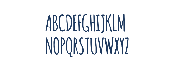 Amatic Bold1 Uppercase